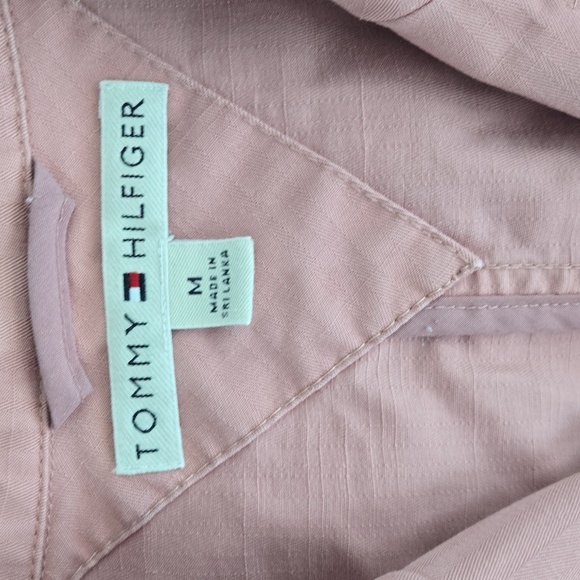 Tommy Hilfiger Pink/Salmon Blazer Jacket Medium - Picture 3 of 4